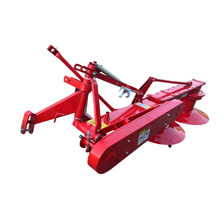 Varnostni ukrepi za uporabo montirane rotacijske diskaste kosilnice